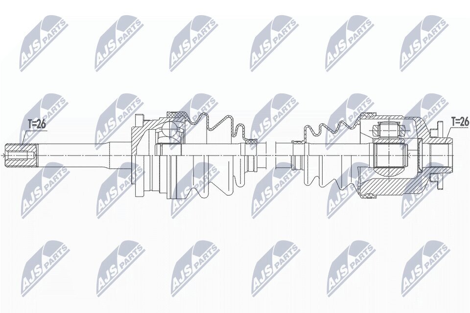 Antriebswelle NTY NPW-MZ-068