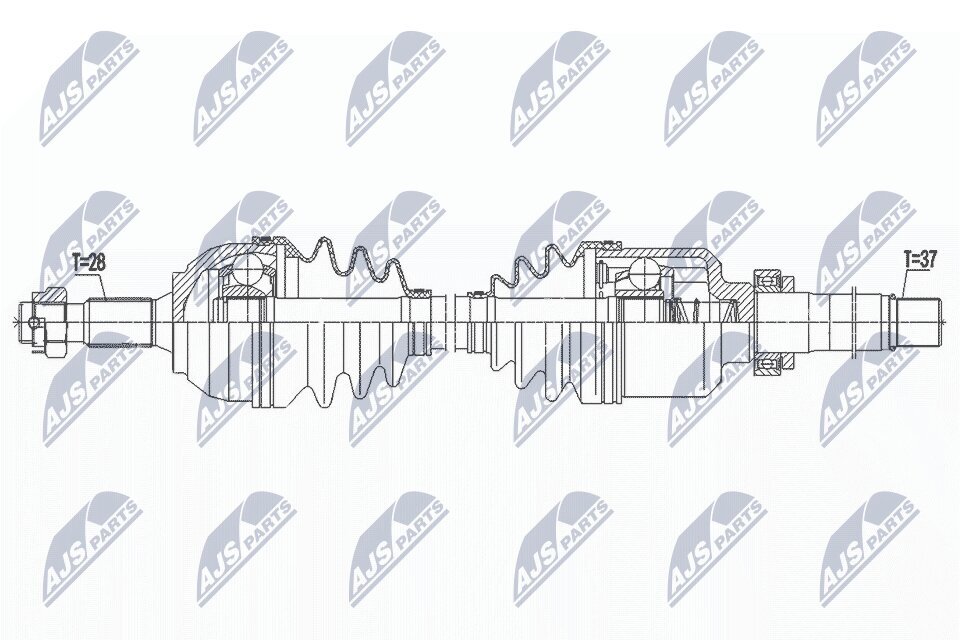 Antriebswelle NTY NPW-PE-091