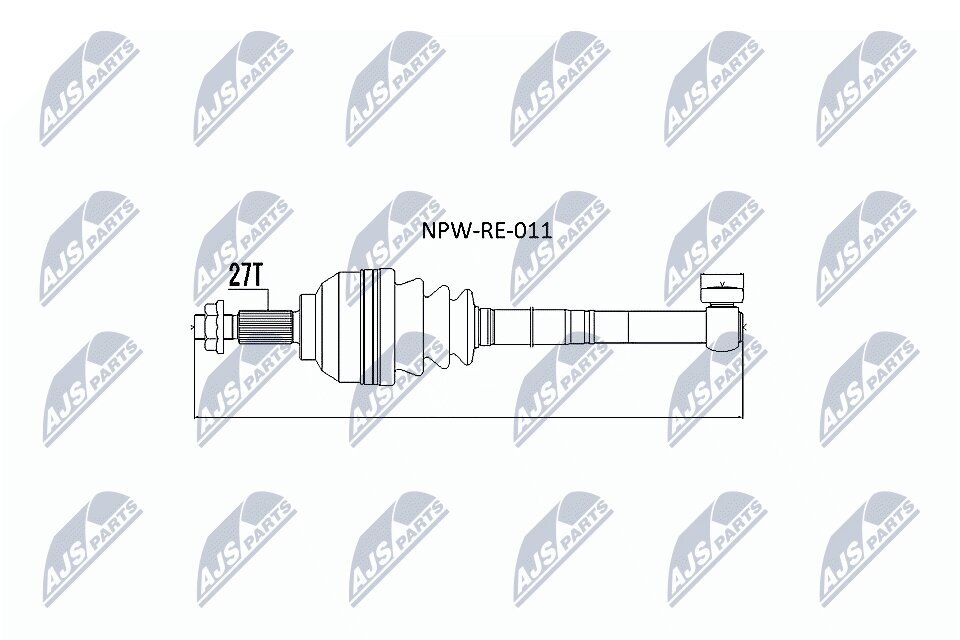 Antriebswelle NTY NPW-RE-011