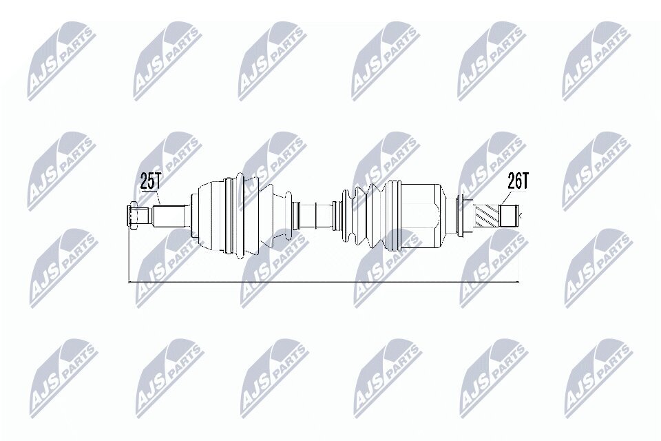 Antriebswelle NTY NPW-RE-031