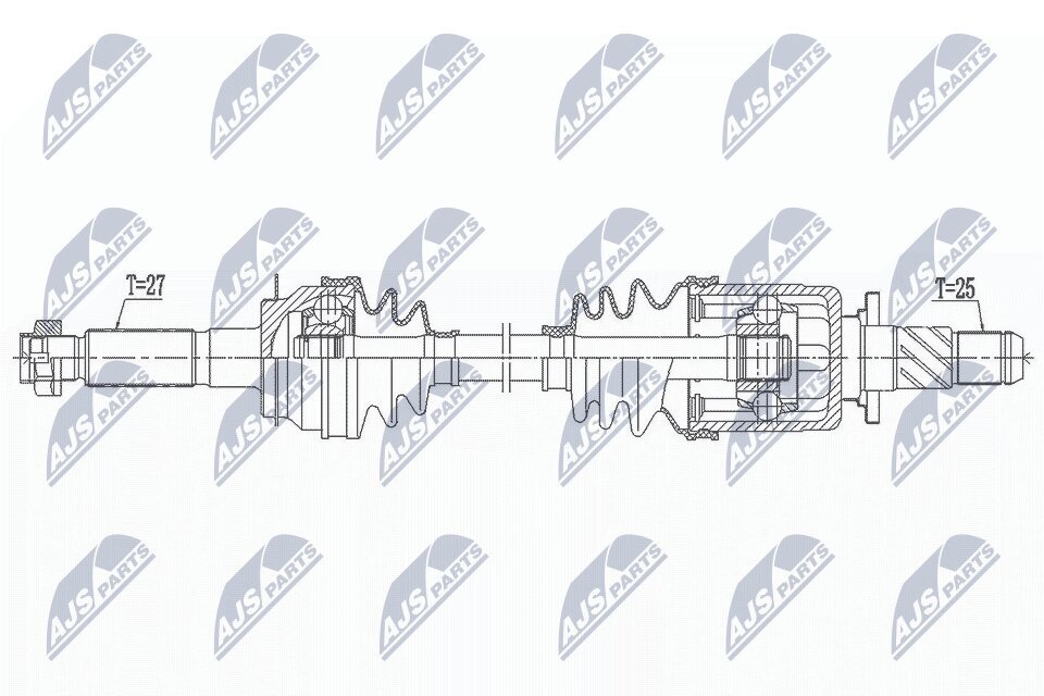 Antriebswelle NTY NPW-SB-033 Bild Antriebswelle NTY NPW-SB-033