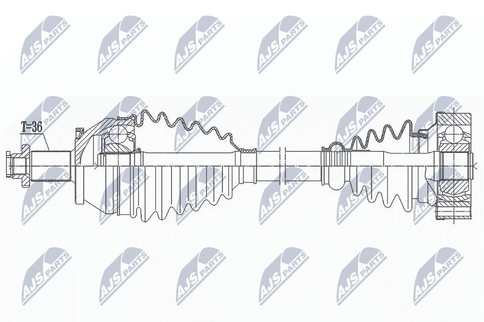 Antriebswelle NTY NPW-VW-191