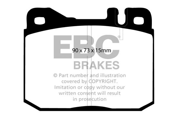 Bremsbelagsatz, Scheibenbremse EBC Brakes DP4261R