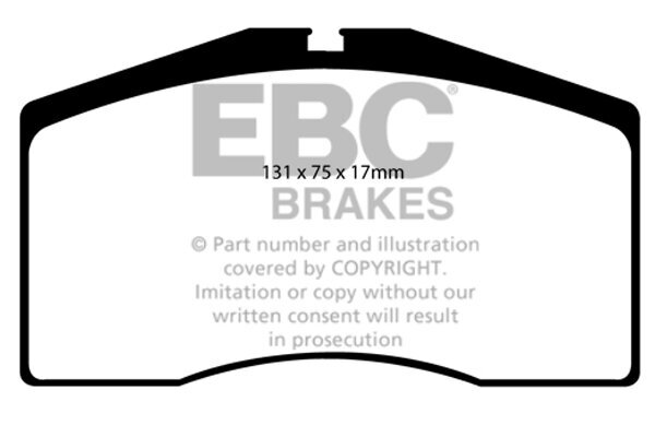 Bremsbelagsatz, Scheibenbremse EBC Brakes DP4997R