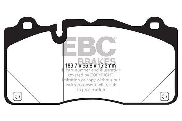 Bremsbelagsatz, Scheibenbremse EBC Brakes DP43050R