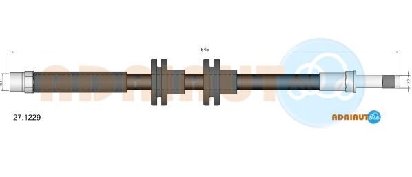 Bremsschlauch ADRIAUTO 27.1229