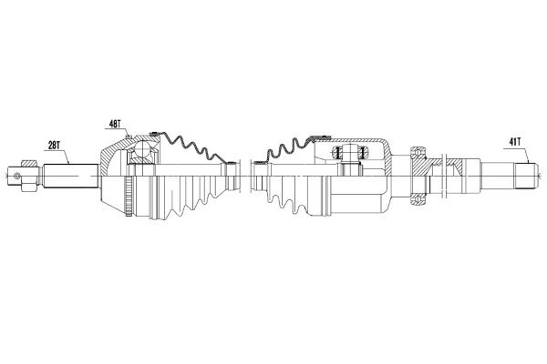 Antriebswelle MTR 12119861