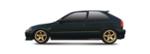 Honda CRX I (AF, AS) 1.6i 16V 125 PS